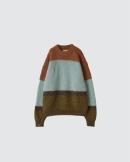 <img class='new_mark_img1' src='https://img.shop-pro.jp/img/new/icons1.gif' style='border:none;display:inline;margin:0px;padding:0px;width:auto;' />yoke/衼/MOHAIR BORDER CREWNECK SWEATE