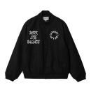 <img class='new_mark_img1' src='https://img.shop-pro.jp/img/new/icons50.gif' style='border:none;display:inline;margin:0px;padding:0px;width:auto;' />Carhartt/ϡ/ WORK VARSITY BOMBER -Black