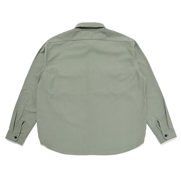 CHALLENGER　チャレンジャー　 オリーブグリーン シャツジャケット CHALLENGER MILITARY SHIRT チャレンジャー オリーブ