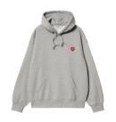 <img class='new_mark_img1' src='https://img.shop-pro.jp/img/new/icons50.gif' style='border:none;display:inline;margin:0px;padding:0px;width:auto;' />Carhartt/ϡ/ HOODED HEART PATCH SWEATSHIRT-Grey Heather