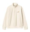 Carhartt/ϡ/ HALF ZIP AMERICANSCRIPT SWEATSHIRT-Natural