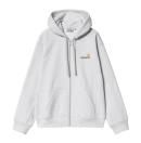 Carhartt/ϡ/ HOODED AMERICAN SCRIPT JACKET-Ash Heather