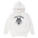 CHALLENGER/󥸥㡼/ WOLF MC HOODIE - WHITE