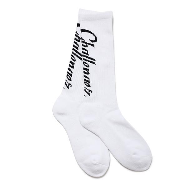 CHALLENGER/チャレンジャー/ VERTICAL LOGO SOCKS-WHITE - INSECTE WEB STORE  〔インセクト〕yohji yamamoto pour homme（ヨウジヤマモト  プールオム）soloist（ソロイスト）undercover（アンダーカバー）stein（シュタイン）正規取扱店通販サイトです。