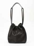 Y's / 磻 / SOFT SMOOTH LEATHER SQUARE DRAWSTRING BAG