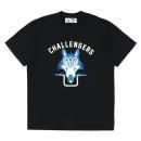 CHALLENGER/󥸥㡼/ WOLF MC TEE-BLACK