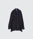 <img class='new_mark_img1' src='https://img.shop-pro.jp/img/new/icons1.gif' style='border:none;display:inline;margin:0px;padding:0px;width:auto;' />yoke / 衼 / CUPRO PLAID OPEN COLLAR SHIRT