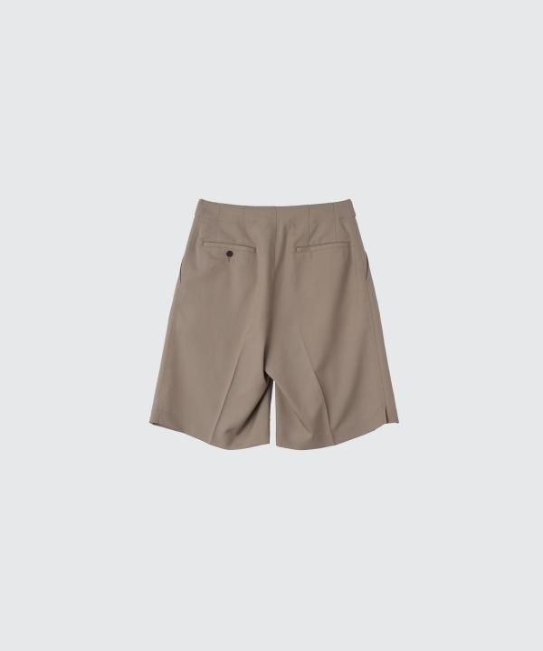 最安値級価格 WIDE BELTED 2PLEATED / ヨーク / yoke SHORTS WEB INSECTE - パンツ