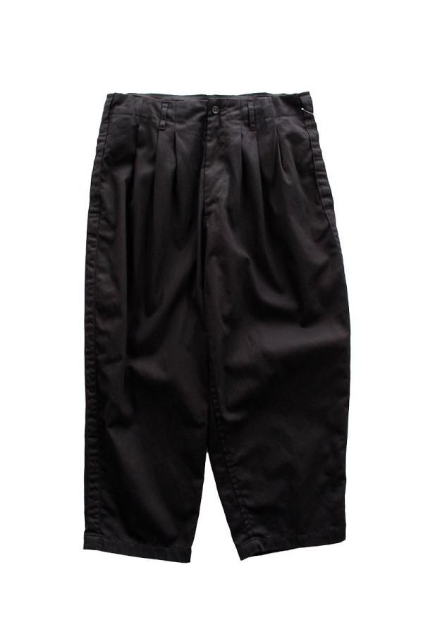 Y's for men / ワイズフォーメン/ GARMENT DYED PANTS WHTH SIDE