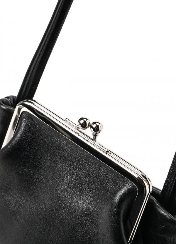 [ Y’s.../YohjiYamamoto] COW LEATHER CLASP POCHETTE/国内買付 Y's / ワイズ / COW LEATHER CLASP POCHETTE - INSECTE WEB