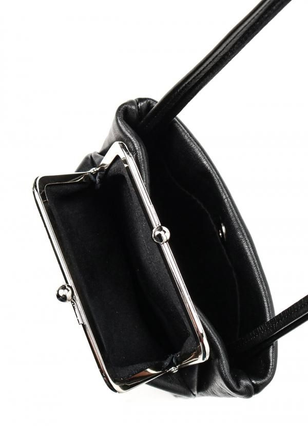 [ Y’s.../YohjiYamamoto] COW LEATHER CLASP POCHETTE/国内買付 Y's / ワイズ / COW LEATHER CLASP POCHETTE - INSECTE WEB