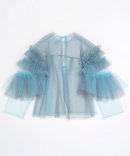 MAISON SPECIAL / ᥾󥹥ڥ / Tulle Ruffle Sleeves Tops / 塼åե륹꡼֥ȥåץ