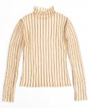 MAISON SPECIAL / ᥾󥹥ڥ / Shirring Stripe Sheer Knitwear / 㡼󥰥ȥ饤ץ˥å