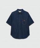 MSGM / エムエスジーエム / Open back denim shirt