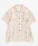 MAISON SPECIAL / メゾンスペシャル / Mixed Lace Oversized Shirt / ミックスレースオーバーシャツ