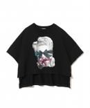 UNDERCOVER/アンダーカバー/ FRONTSHORT WIDE TEE RIBON FACE