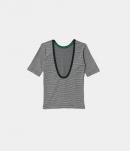 beautiful people / ビューティフルピープル / Miller double-front T-shirt