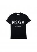 <img class='new_mark_img1' src='https://img.shop-pro.jp/img/new/icons43.gif' style='border:none;display:inline;margin:0px;padding:0px;width:auto;' />MSGM / エムエスジーエム /ブラッシュロゴTシャツ
