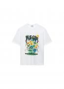 <img class='new_mark_img1' src='https://img.shop-pro.jp/img/new/icons43.gif' style='border:none;display:inline;margin:0px;padding:0px;width:auto;' />MSGM / エムエスジーエム / グラフィックFLOWER 刺繍ロゴTシャツ