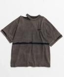 MAISON SPECIAL / ᥾󥹥ڥ / Shirring Embroidery Washed Big T-shirt / 㡼󥰥֥꡼åӥåTEE