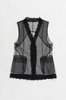 PRANK PROJECT (ץ󥯥ץ) / Trimmed Lace Tulle Gilet / ȥ졼塼른