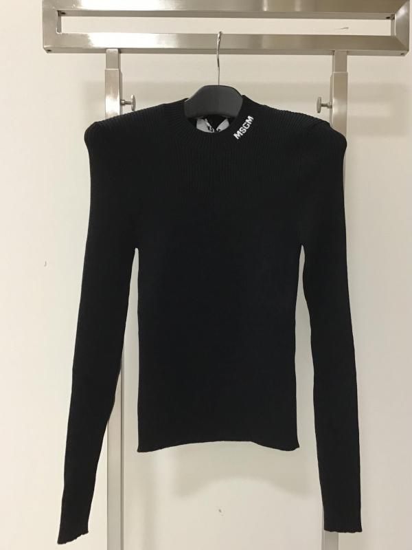 MSGM / エムエスジーエム / ネックロゴニットプルオーバー