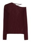 LIMI feu / リミフゥ / TULLE TIGHT OPEN SHOULDER T-SHIRT