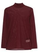 LIMI feu / リミフゥ / TULLE TURTLE NECK T-SHIRT