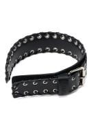 LIMI feu / リミフゥ / KIP+ CROCODILE LEATHER CODE LOOP EYELET HEADBAND