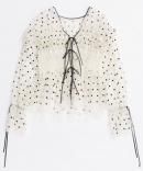MAISON SPECIAL / メゾンスペシャル / 2way Ruffle Gathers Tulle Tops / 2WAY ラッフルギャザーチュールトップ