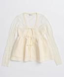 MAISON SPECIAL / メゾンスペシャル / Sheer Peplum Cardigan / シアーぺプラムカーディガン