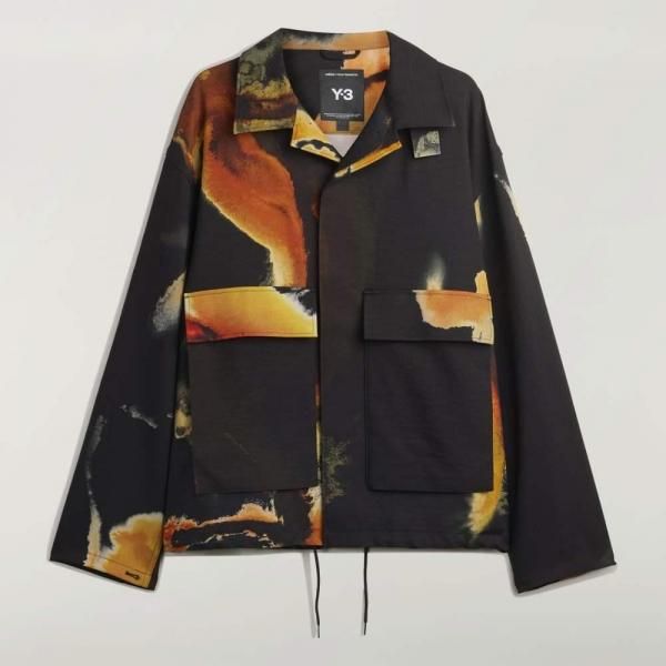 Y3 オーバージャケット 名作】 Y3 オーバーサイズ ジャージ メンズ S アディダス 黒 赤 白