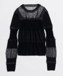 MAISON SPECIAL / メゾンスペシャル / Sheer Smocked Knit Pullover / シアースモッキングニット