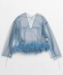 MAISON SPECIAL / メゾンスペシャル / 2way Flower Hem Tulle Top / 2WAYフラワーヘムチュールトップ