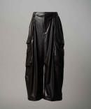 MAISON SPECIAL / メゾンスペシャル / Curve Switching Side Pocket A Light Eco Leather Pants / カーブ切替エコレザーパンツ